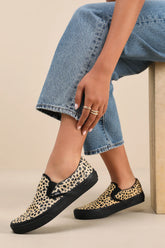 Classic Black and Y2K Dalmatian Slip-On Sneakers