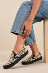 Classic Black and Y2K Dalmatian Slip-On Sneakers