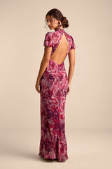 Langley Black Backless Maxi Dress