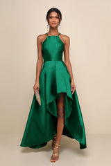 Broadway Show Black High-Low Gown