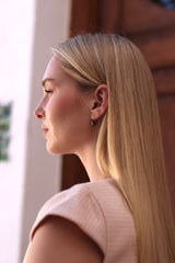 Poppy Garnet Earrings