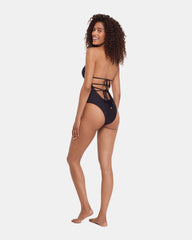SHINE BRIGHT ONE PIECE SWIMSUIT RAVEN