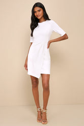 Westwood Black Half Sleeve Sheath Dress