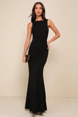 Love In Your Eyes Ivory Knotted Mermaid Maxi Dress