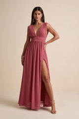 Heavenly Hues Blush Maxi Dress