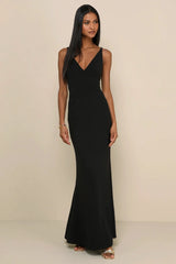 Melora Navy Blue Sleeveless Maxi Dress