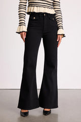 Eastcoast Flare Black Jeans