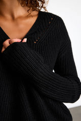 Halifax Teal Blue Knit Sweater