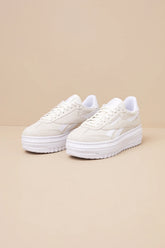 Campio Extra Chalk and White Suede Leather Sneakers