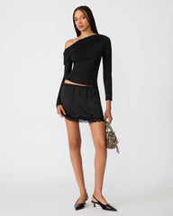 RYDER KNIT TOP BLACK