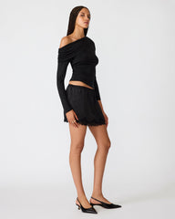 RYDER KNIT TOP BLACK
