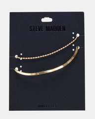 HERRINGBONE CHAIN ANKLET SET GOLD