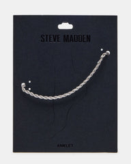 ROPE CHAIN ANKLET SILVER