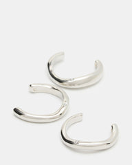 TOE RING SET SILVER