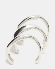 TOE RING SET SILVER