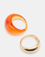 RESIN RING SET BROWN
