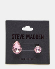 CRYSTAL TOE RING PINK