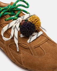 AZIEL SNEAKER & POM SHOE CHARM BROWN/MULTI BUNDLE