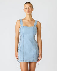 GIANKA DRESS HAZEY BLUE