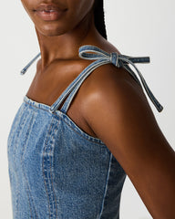 MEAGHAN TOP BLUE HEATHER