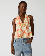 TANIA TOP PLAID