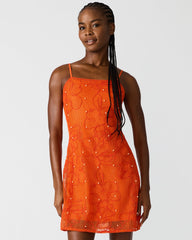 MAUREENE DRESS SALSA RED