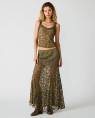 MIRABEL SKIRT MOUNTAIN GREEN