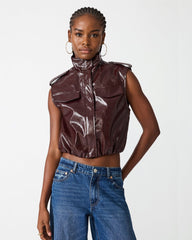 LUXIE VEST DEEP FIG