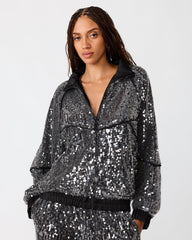 JACEY JACKET BLACK SEQUIN