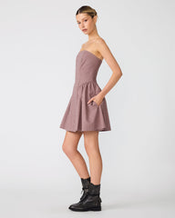 PAULINNA DRESS BLUSH PLAID