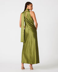 JAIDEN DRESS OLIVE HEATHER