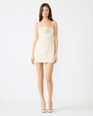 PEONY DRESS PRISTINE IVORY