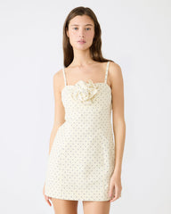 PEONY DRESS PRISTINE IVORY