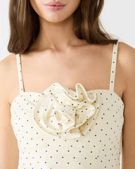 PEONY DRESS PRISTINE IVORY