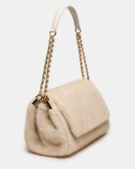 COLETTE BAG FAUX FUR NATURAL