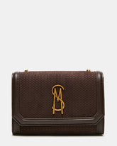 LARISA WOVEN BAG CHOCOLATE