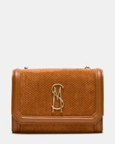 LARISA WOVEN BAG TOBACCO