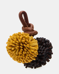 POM SHOE CHARM BROWN/MULTI