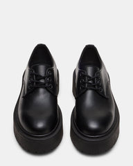 BURNEY BLACK LEATHER