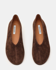 CYNTRA BROWN SUEDE