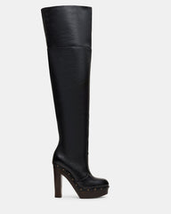 DELMIRA BLACK LEATHER