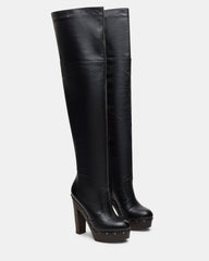 DELMIRA BLACK LEATHER