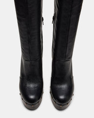 DELMIRA BLACK LEATHER
