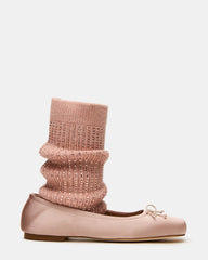ELEVE KNIT PINK SATIN