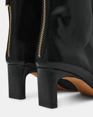 JAMIYAH BLACK LEATHER