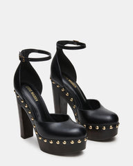 KAIA BLACK LEATHER