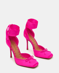 LARINA HOT PINK SATIN