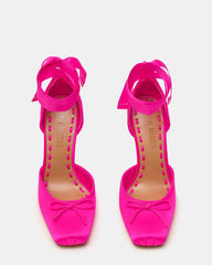 LARINA HOT PINK SATIN