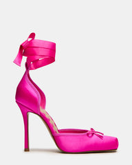 LARINA HOT PINK SATIN