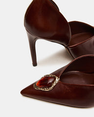 NYSA STONE BROWN LEATHER